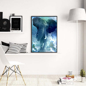 Elefant - volle Diamant-Malerei - 30x40cm