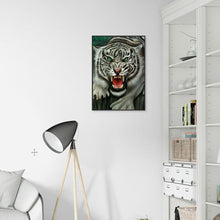 Lade das Bild in den Galerie-Viewer, Heftiger Tiger - volle Diamant-Malerei - 30x40cm
