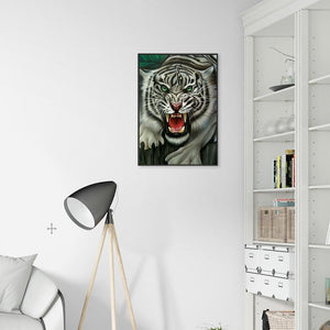 Heftiger Tiger - volle Diamant-Malerei - 30x40cm