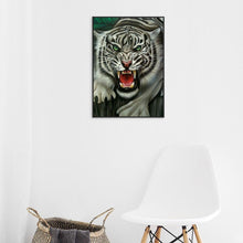 Lade das Bild in den Galerie-Viewer, Heftiger Tiger - volle Diamant-Malerei - 30x40cm
