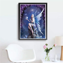 Lade das Bild in den Galerie-Viewer, Fantasy-Engel - voller runder Diamant - 30x40cm
