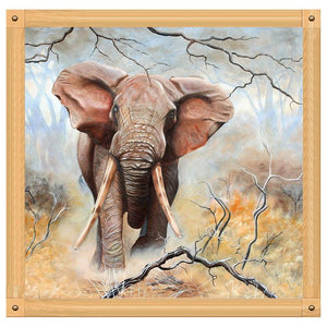 Elefant - volle Diamant-Malerei - 30x30cm