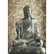 Lade das Bild in den Galerie-Viewer, Buddha-Statue - voller runder Diamant - 30x40cm
