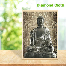 Lade das Bild in den Galerie-Viewer, Buddha-Statue - voller runder Diamant - 30x40cm
