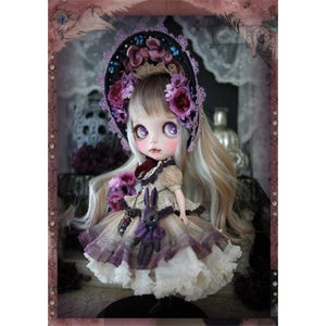 Puppe - voller runder Diamant - 30x40cm