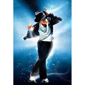 Michael jackson - voller runder Diamant - 30x40cm