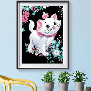 Katze - volle Diamant-Malerei - 40x30cm