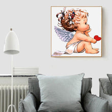 Lade das Bild in den Galerie-Viewer, Baby-Winkel - voller runder Diamant - 30x30cm
