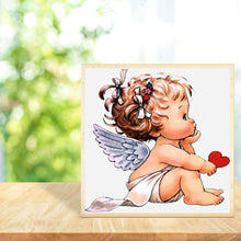 Lade das Bild in den Galerie-Viewer, Baby-Winkel - voller runder Diamant - 30x30cm
