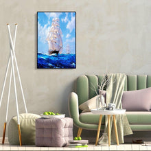 Lade das Bild in den Galerie-Viewer, Boote - volle Diamant-Malerei - 30x40cm
