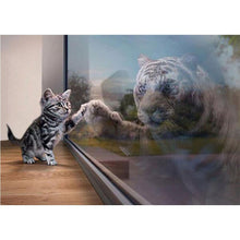 Lade das Bild in den Galerie-Viewer, Katze Tiger - volle Diamant-Malerei - 40x30cm
