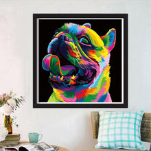 Lade das Bild in den Galerie-Viewer, Hund - voller runder Diamant - 30x30cm
