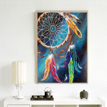 Lade das Bild in den Galerie-Viewer, Dreamcatcher - voller runder Diamant - 30x40cm
