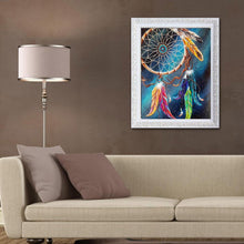 Lade das Bild in den Galerie-Viewer, Dreamcatcher - voller runder Diamant - 30x40cm
