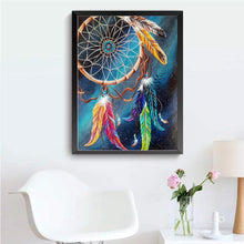 Lade das Bild in den Galerie-Viewer, Dreamcatcher - voller runder Diamant - 30x40cm
