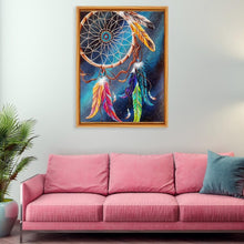 Lade das Bild in den Galerie-Viewer, Dreamcatcher - voller runder Diamant - 30x40cm
