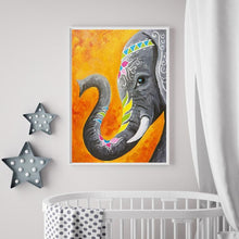 Lade das Bild in den Galerie-Viewer, Elefant - volle Diamant-Malerei - 30x40cm
