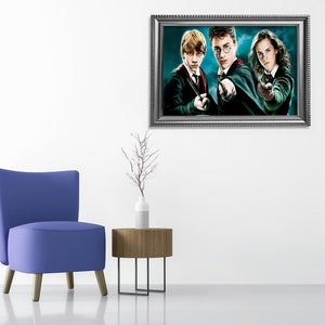 Harry Potter - volle Diamant-Malerei - 40x30cm
