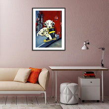 Lade das Bild in den Galerie-Viewer, Hund - volle Diamant-Malerei - 40x30cm
