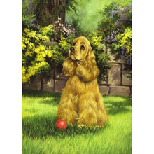 Lade das Bild in den Galerie-Viewer, Hund - volle Diamant-Malerei - 40x30cm
