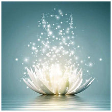 Lade das Bild in den Galerie-Viewer, Bloom Lotus Set - voller runder Diamant - 35x35cm
