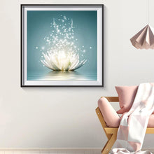 Lade das Bild in den Galerie-Viewer, Bloom Lotus Set - voller runder Diamant - 35x35cm
