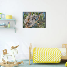 Lade das Bild in den Galerie-Viewer, Koala - volle Diamant-Malerei - 40x30cm
