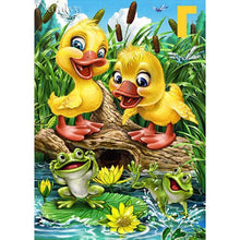 Lade das Bild in den Galerie-Viewer, Ente - volle Diamant-Malerei - 30x40cm
