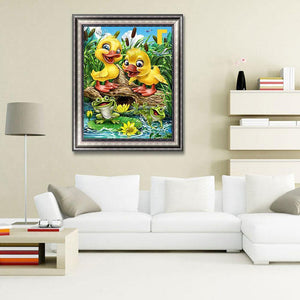 Ente - volle Diamant-Malerei - 30x40cm