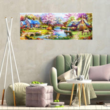 Lade das Bild in den Galerie-Viewer, Haus - volle Diamant-Malerei - 50x100cm
