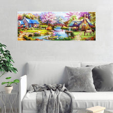 Lade das Bild in den Galerie-Viewer, Haus - volle Diamant-Malerei - 50x100cm
