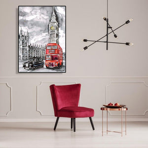 Big Ben - volle Diamant-Malerei - 30x40cm