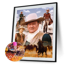 Lade das Bild in den Galerie-Viewer, Cowboy Mann - volle Diamant-Malerei - 40x30cm
