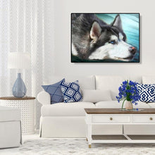 Lade das Bild in den Galerie-Viewer, Hund Headpictures - volle Diamant-Malerei - 40x30cm
