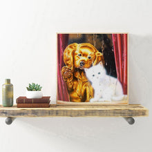 Lade das Bild in den Galerie-Viewer, Daze Hund Catset - voller Diamant-Malerei - 30x30cm
