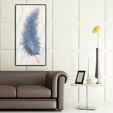 Lade das Bild in den Galerie-Viewer, Feder - voller runder Diamant - 45x85cm
