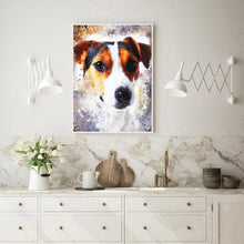 Lade das Bild in den Galerie-Viewer, Hund - voller runder Diamant - 30x40cm
