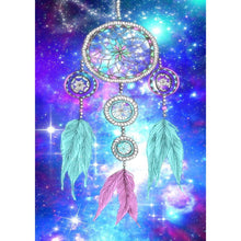 Lade das Bild in den Galerie-Viewer, Dreamcatcher - voller runder Diamant - 30x40cm
