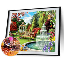 Lade das Bild in den Galerie-Viewer, Hof - voller runder Diamant - 40x30cm
