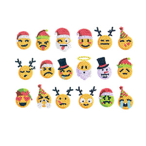 8pcs-Emoticons-Diy Handwerk Aufkleber