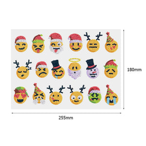 8pcs-Emoticons-Diy Handwerk Aufkleber