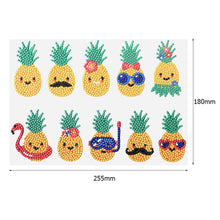 Lade das Bild in den Galerie-Viewer, 10pcs-Ananas-Diy Handwerk Aufkleber
