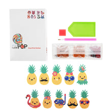 Lade das Bild in den Galerie-Viewer, 10pcs-Ananas-Diy Handwerk Aufkleber
