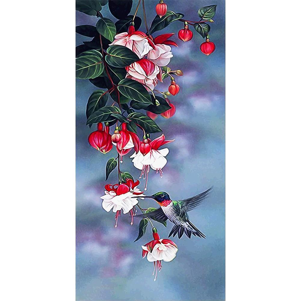 Flowersative - voller runder Diamant - 45x85cm