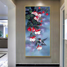 Lade das Bild in den Galerie-Viewer, Flowersative - voller runder Diamant - 45x85cm
