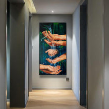 Lade das Bild in den Galerie-Viewer, Handation - voller runder Diamant - 45x85cm
