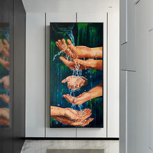 Lade das Bild in den Galerie-Viewer, Handation - voller runder Diamant - 45x85cm
