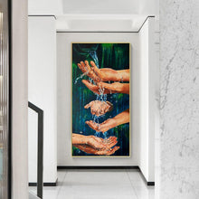 Lade das Bild in den Galerie-Viewer, Handation - voller runder Diamant - 45x85cm
