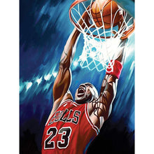 Lade das Bild in den Galerie-Viewer, Basketballspieler - voller Runder Diamant - 30x40cm
