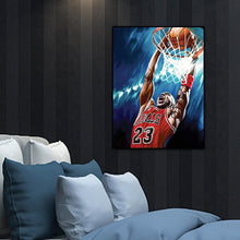 Lade das Bild in den Galerie-Viewer, Basketballspieler - voller Runder Diamant - 30x40cm
